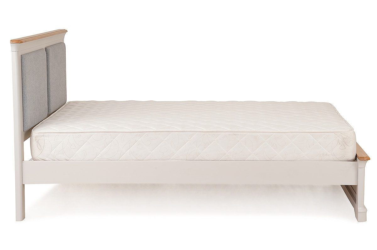 Brighton Light Grey Oak King 5' Bed Frame Michael Murphy Home Furnishing