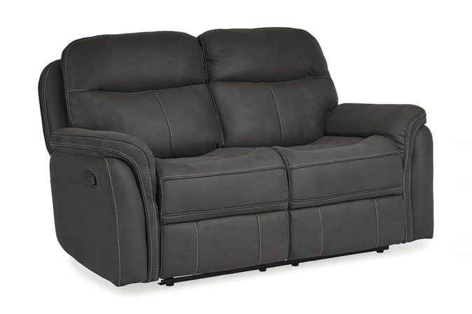 emerson-dark-grey-fabric-2-seater-manual-recliner-sofa