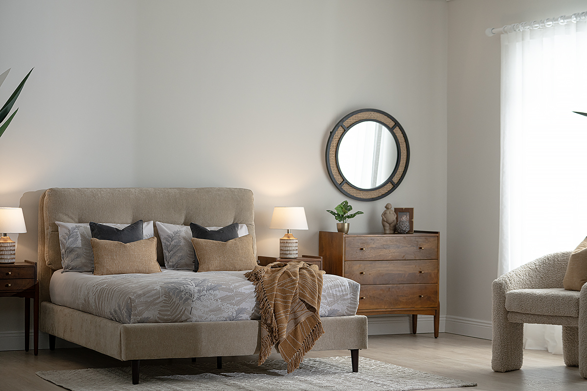 King Bed Taupe Base Cover main image 1