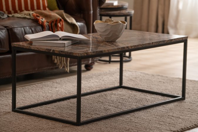 industrial-coffee-table-brown-marble