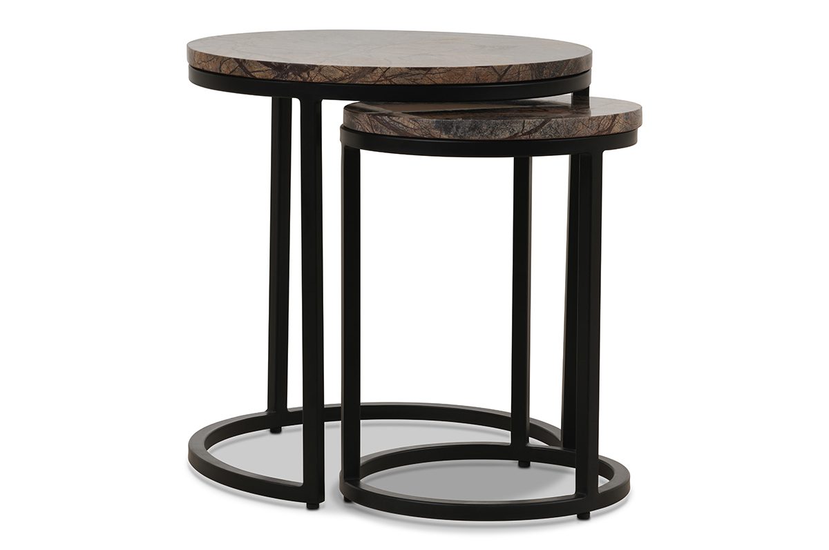industrial-round-nest-of-tables-brown-marble